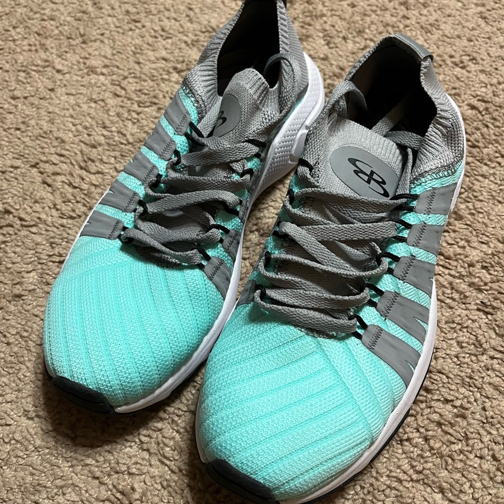 Teal Boombah shoes; never worn